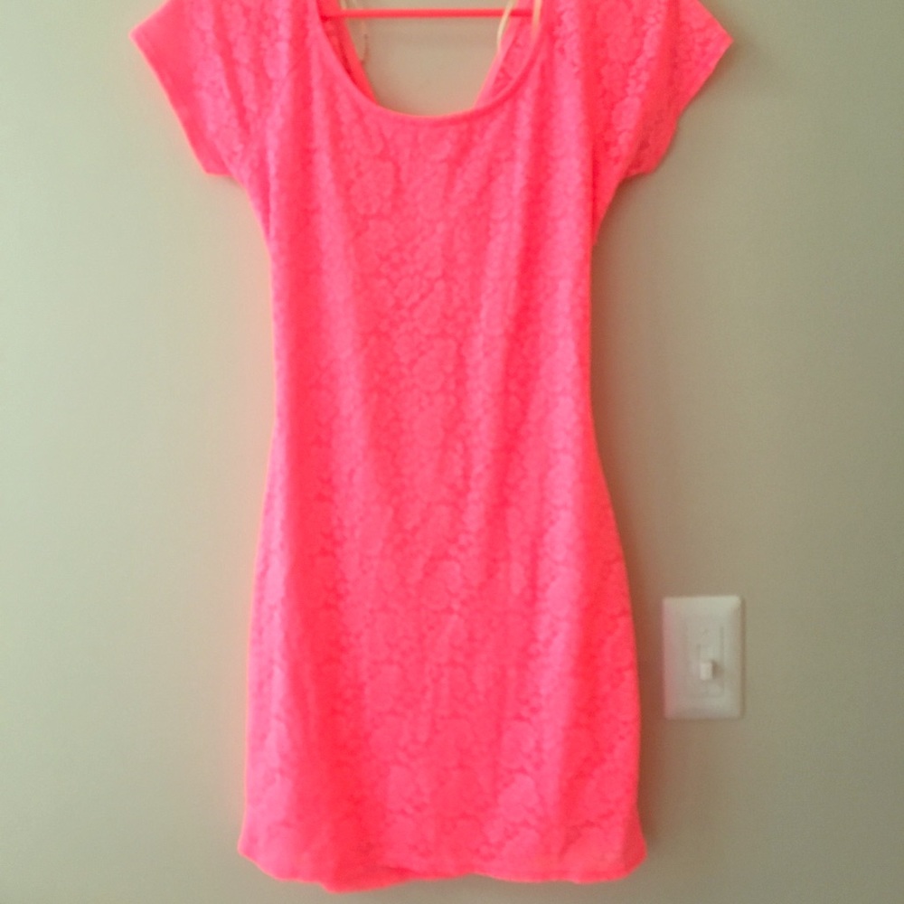 Forever 21 Short Neon Pink Dress